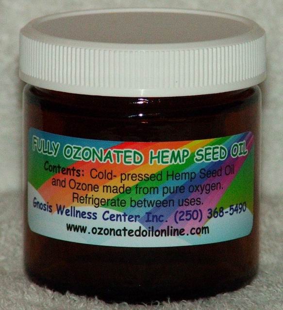 Fully Ozonated Hemp Seed Oil - 100 ml